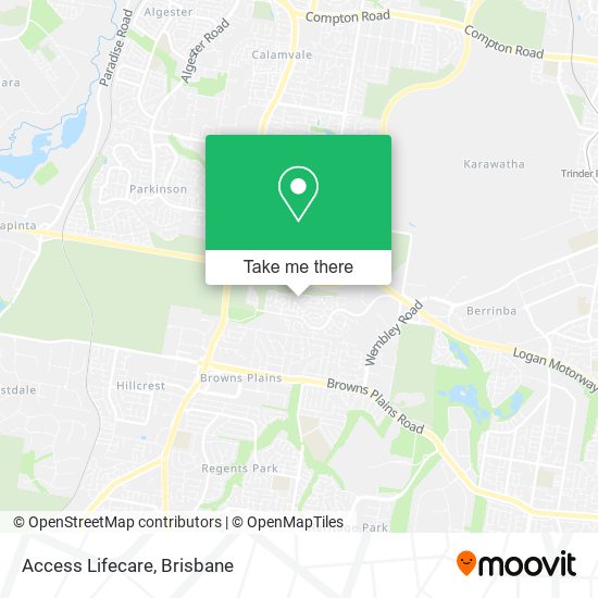 Access Lifecare map