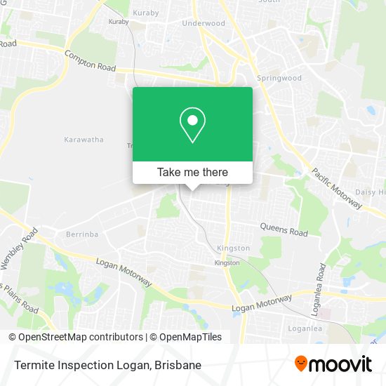 Termite Inspection Logan map