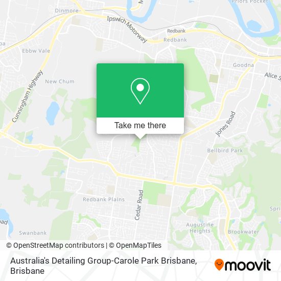 Australia's Detailing Group-Carole Park Brisbane map