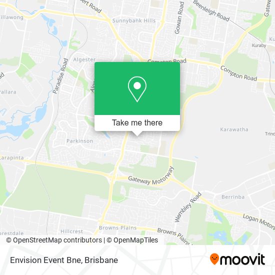 Envision Event Bne map
