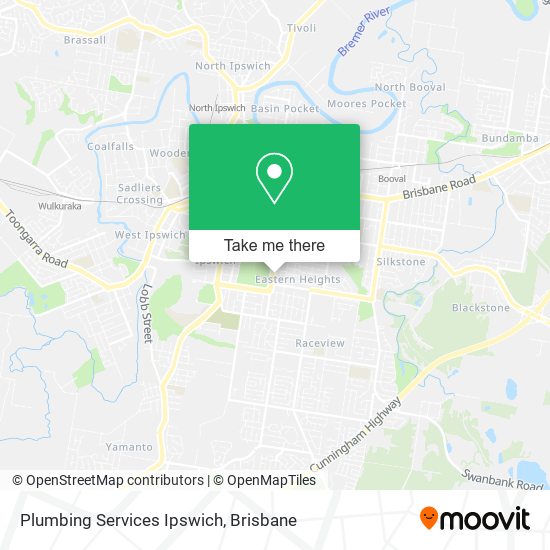 Plumbing Services Ipswich map