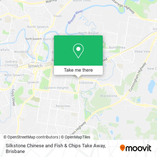 Silkstone Chinese and Fish & Chips Take Away map