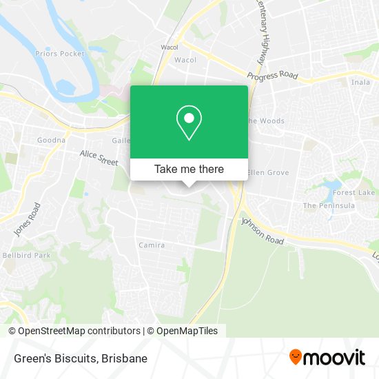 Green's Biscuits map