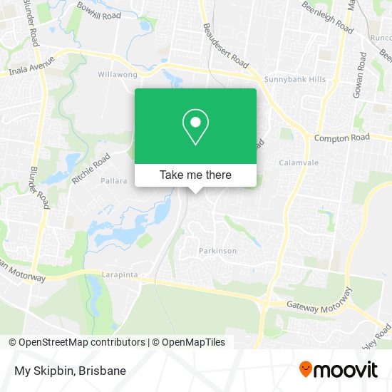 My Skipbin map