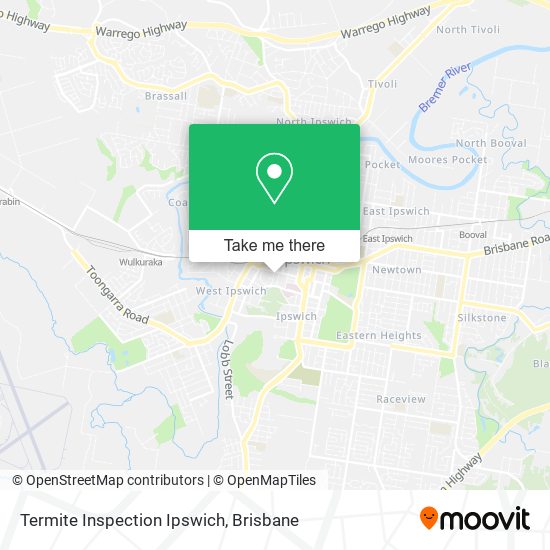 Termite Inspection Ipswich map