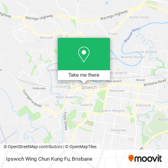 Mapa Ipswich Wing Chun Kung Fu