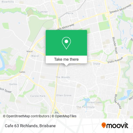 Cafe 63 Richlands map