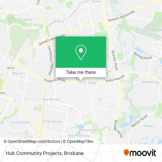 Hub Community Projects map