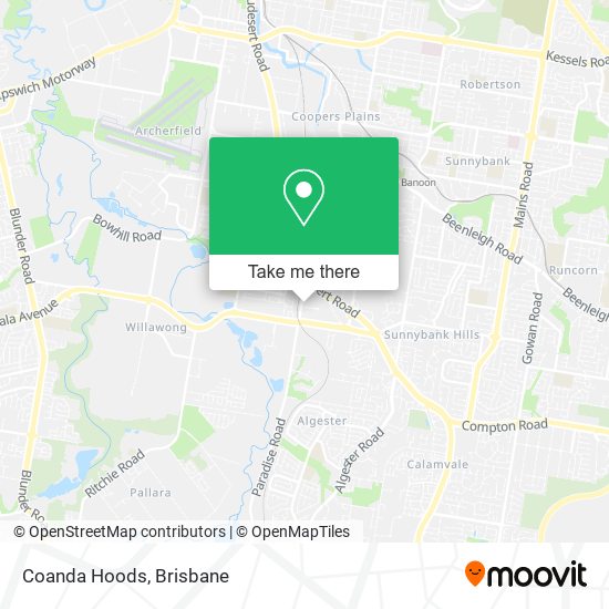 Coanda Hoods map