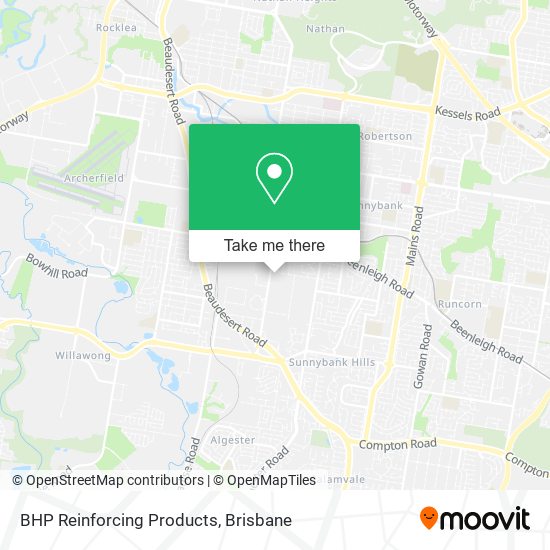 BHP Reinforcing Products map