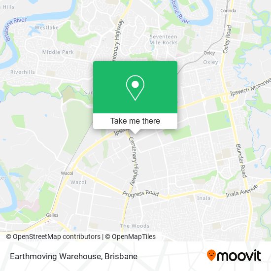 Earthmoving Warehouse map