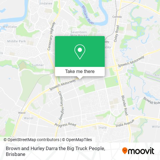 Brown and Hurley Darra the Big Truck People map