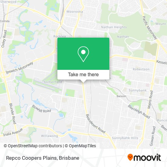 Repco Coopers Plains map