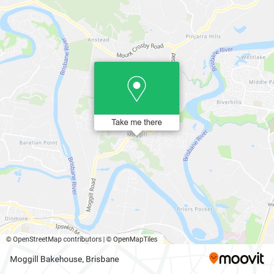 Moggill Bakehouse map