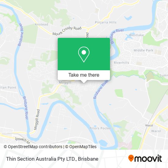 Thin Section Australia Pty LTD. map