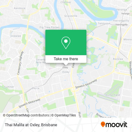 Thai Malila at Oxley map