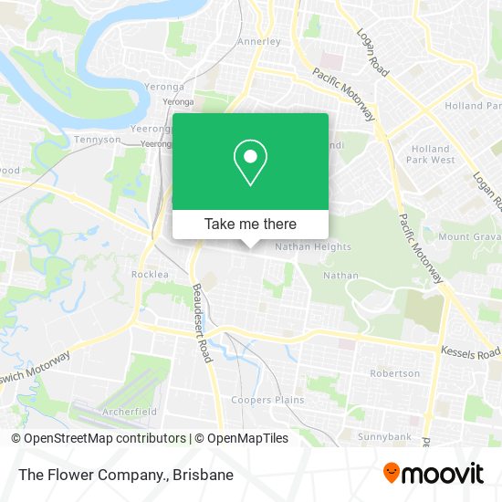 The Flower Company. map