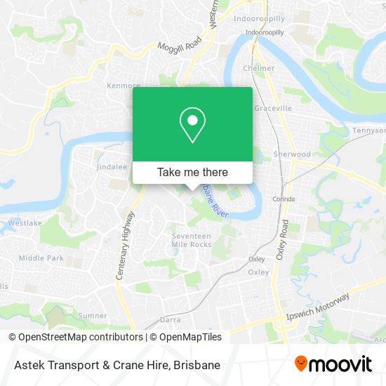 Astek Transport & Crane Hire map