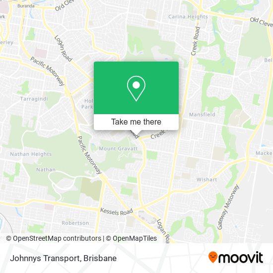 Johnnys Transport map