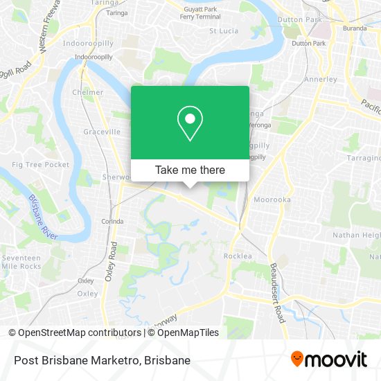 Post Brisbane Marketro map