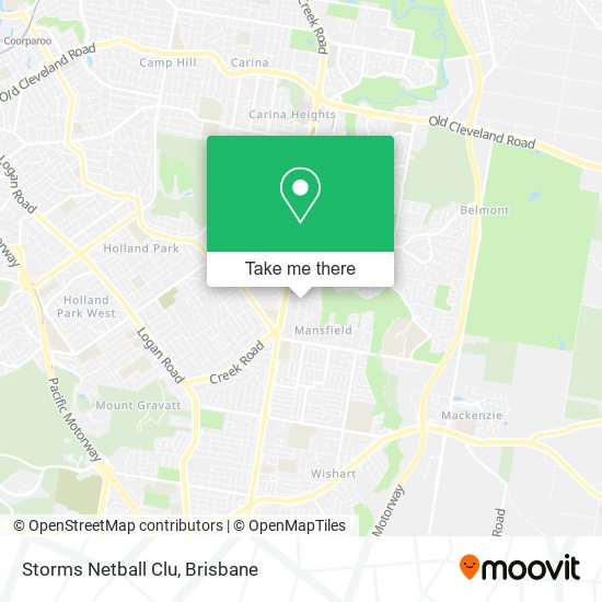 Storms Netball Clu map