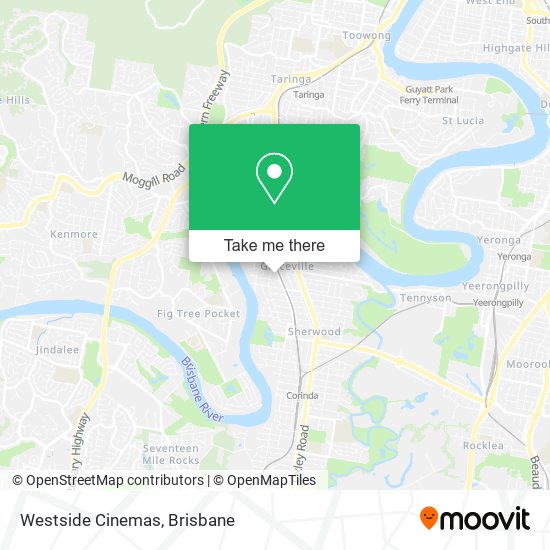 Westside Cinemas map