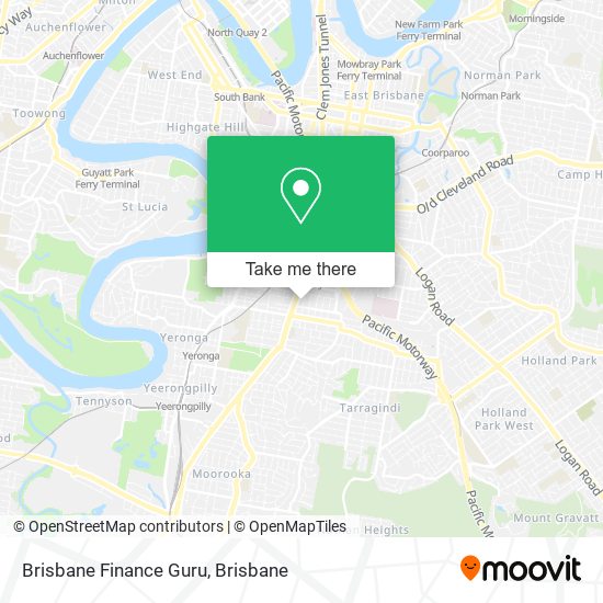 Brisbane Finance Guru map