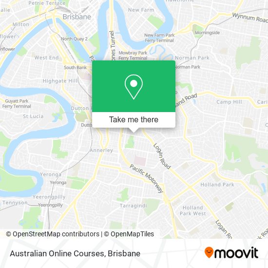 Australian Online Courses map