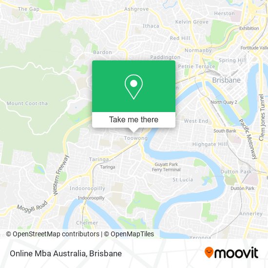 Online Mba Australia map