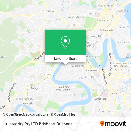 It Integrity Pty LTD Brisbane map