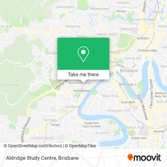 Aldridge Study Centre map
