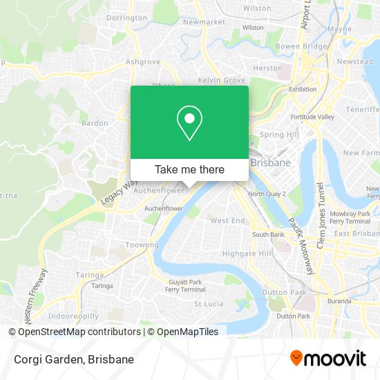 Corgi Garden map