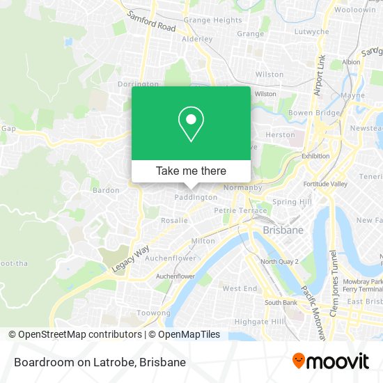 Boardroom on Latrobe map