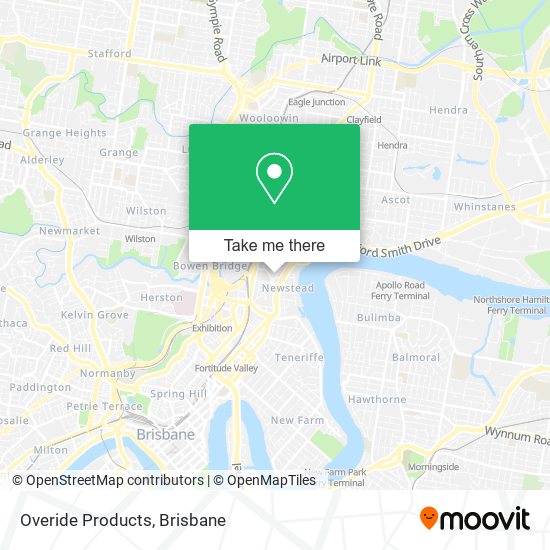 Overide Products map