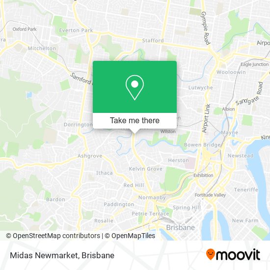 Midas Newmarket map