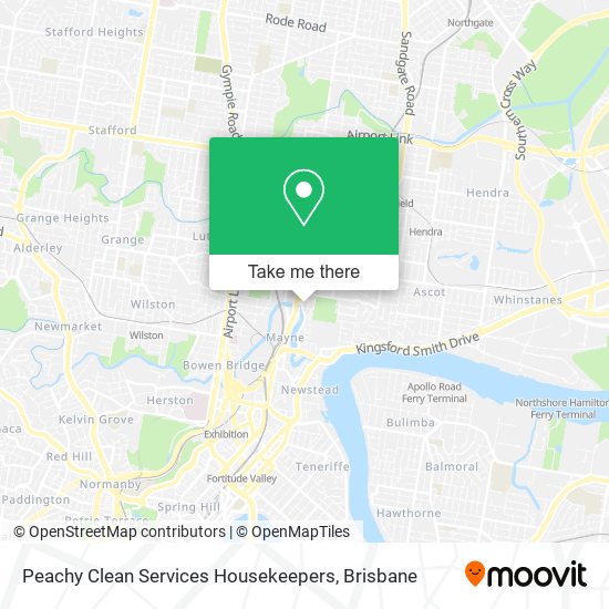 Peachy Clean Services Housekeepers map