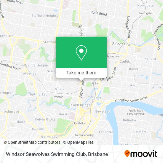 Windsor Seawolves Swimming Club map