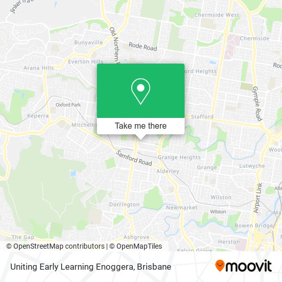 Mapa Uniting Early Learning Enoggera