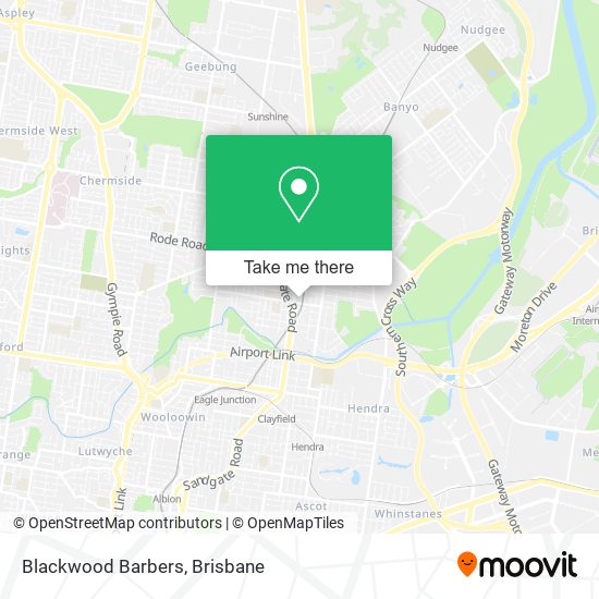 Blackwood Barbers map