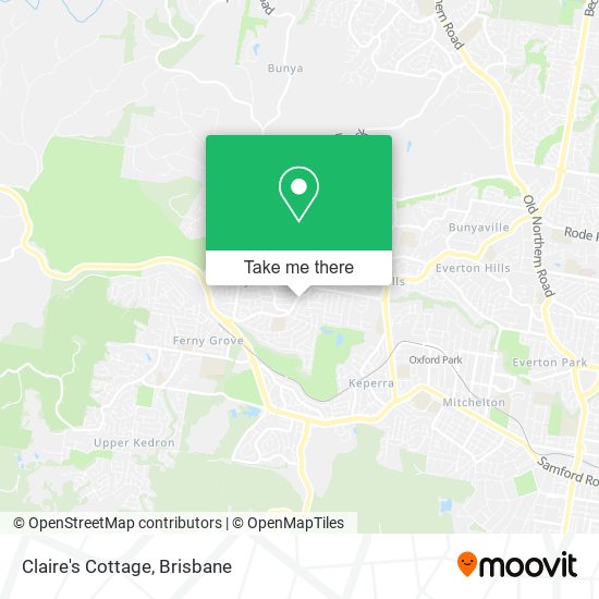 Claire's Cottage map