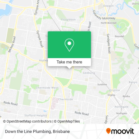 Down the Line Plumbing map