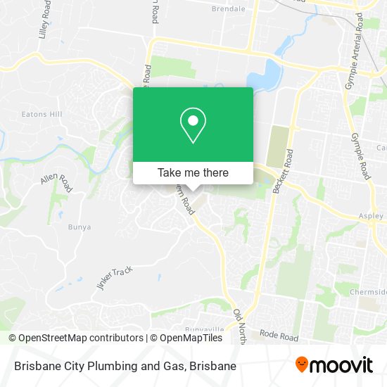 Brisbane City Plumbing and Gas map