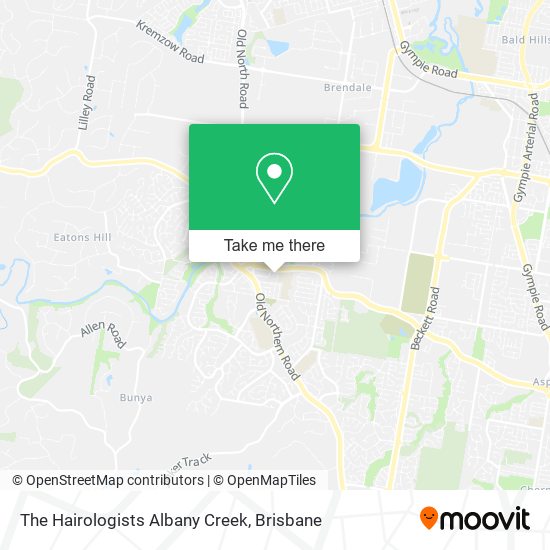 The Hairologists Albany Creek map