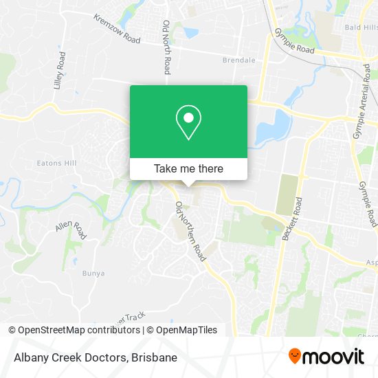 Albany Creek Doctors map