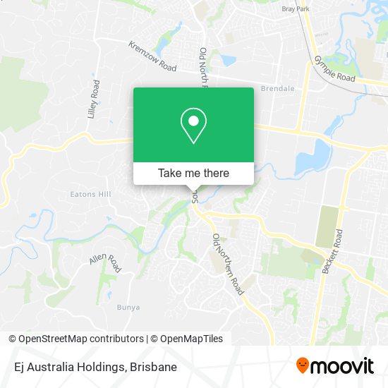 Ej Australia Holdings map