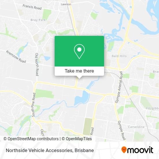 Mapa Northside Vehicle Accessories
