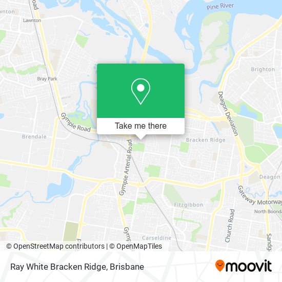 Ray White Bracken Ridge map