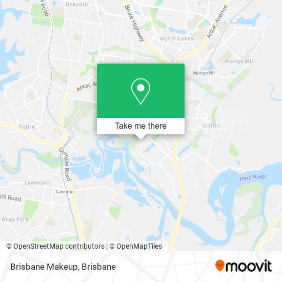 Brisbane Makeup map