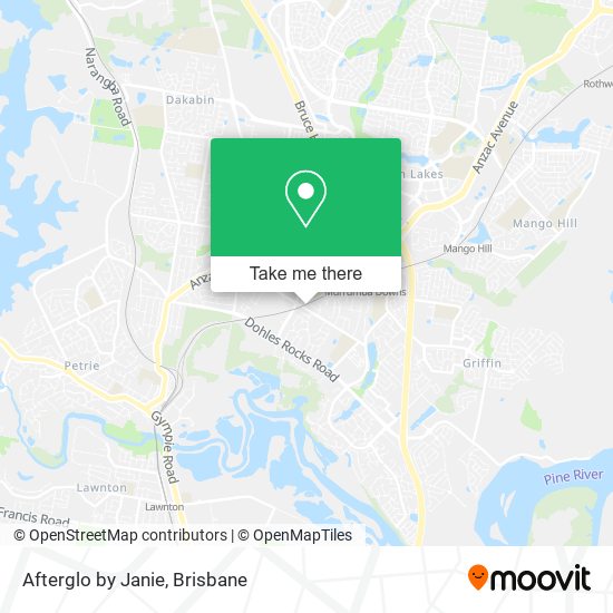 Afterglo by Janie map