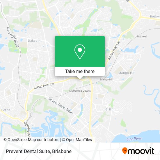 Prevent Dental Suite map